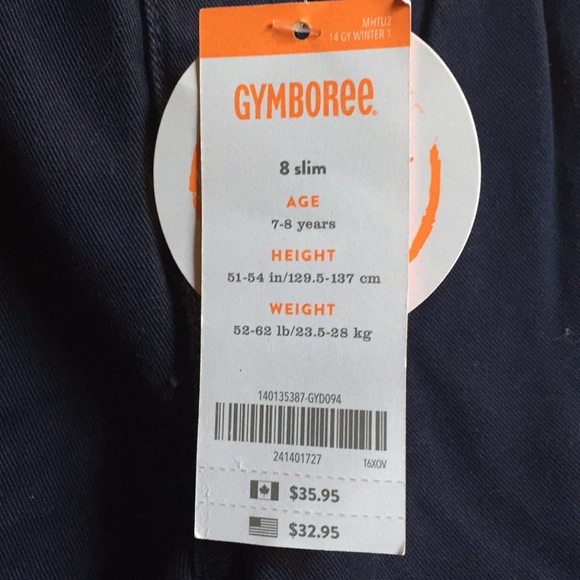 Gymboree Adjustable waist authentic indigo dye 8S - Picture 3 of 8